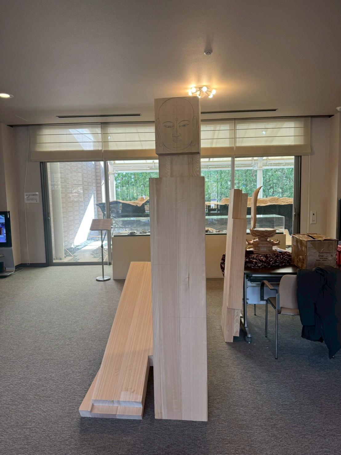 Kṣitigarbha Bodhisattva - Moving to Bukkyo University Museum 1